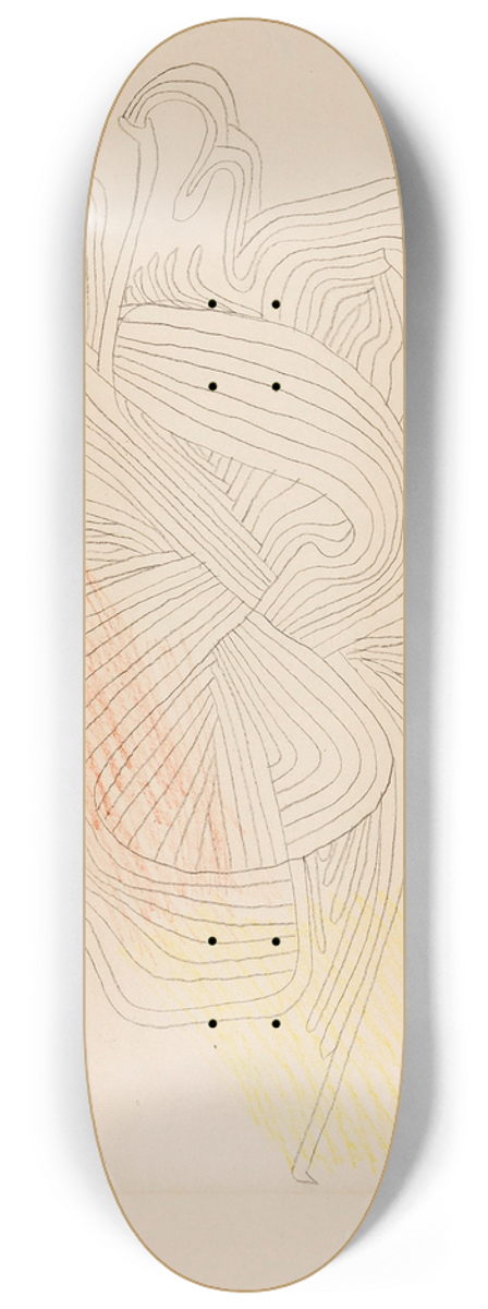 Paul Klee - Beschwingter Tanz 8.25 inch art skate deck