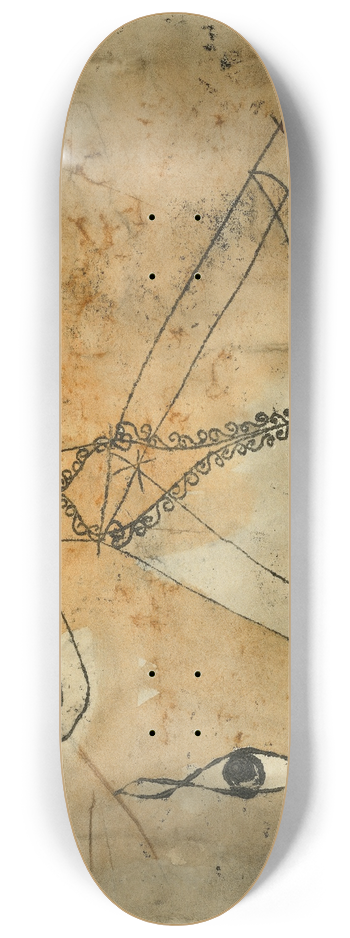 Paul Klee - Classical Grotesque 8.25 inch art skate deck