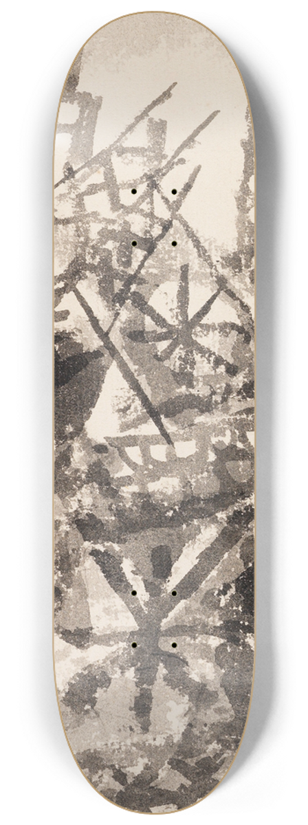 Paul Klee - Der Krieg schreitet ber eine Ortschaft 8.25 inch art skate deck