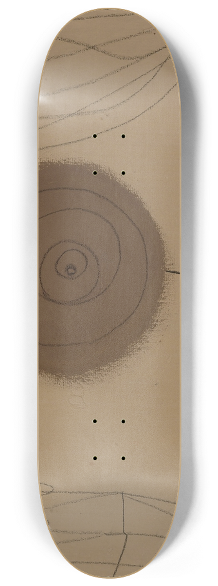 Paul Klee - Eine Blume Tritt Auf (A Flower Performs) 8.25 inch art skate deck