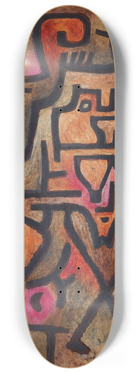 Paul Klee - Forest Witches 8.25 inch art skate deck