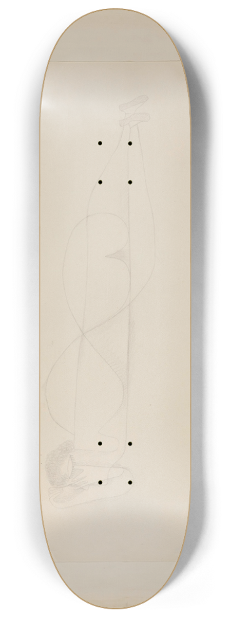 Paul Klee - In Readiness 8.25 inch art skate deck