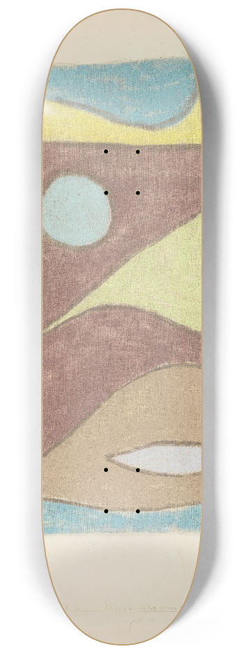 Paul Klee - Maske unterwasserfhrer 8.25 inch art skate deck