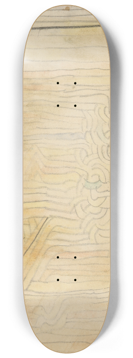 Paul Klee - Ohne Titel 8.25 inch art skate deck