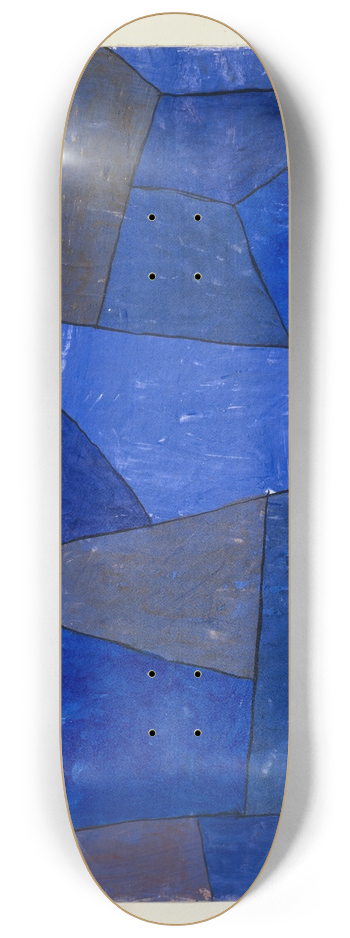 Paul Klee - Rocks at Night 8.25 inch art skate deck