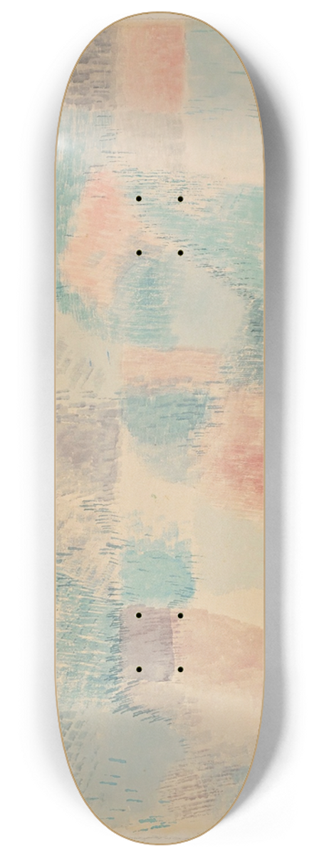 Paul Klee - Rote Erde (Red Earth) 8.25 inch art skate deck