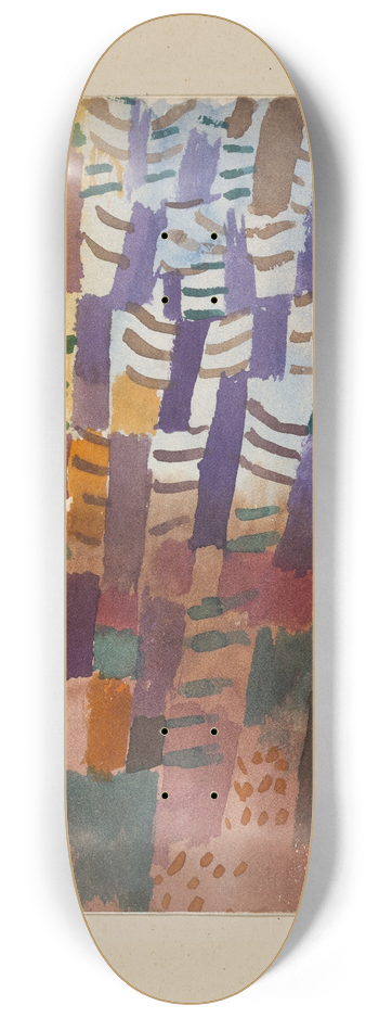 Paul Klee - Tannenwald 8.25 inch art skate deck