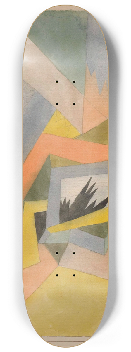 Paul Klee - The Idea of Firs 8.25 inch art skate deck