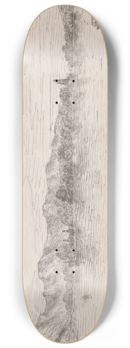 Paul Klee - Thunersee near Schadau 8.25 inch art skate deck