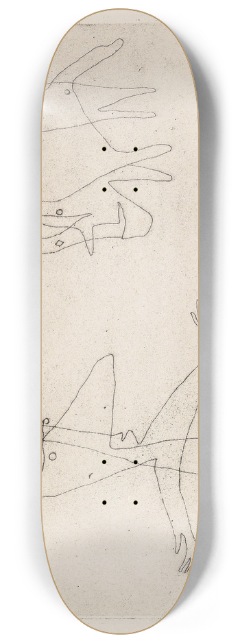 Paul Klee - Was luft er 8.25 inch art skate deck