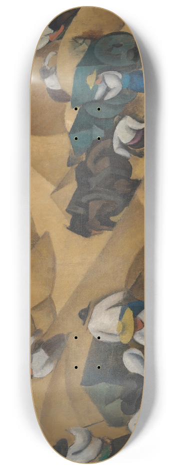 Paul Kotlarevsky - Shovelling sand on the Seine 8.25 inch art skate deck