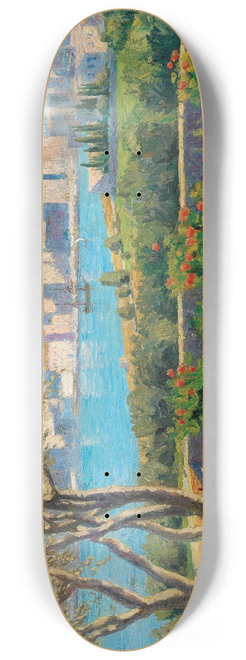 Paul Kutscha - Blick auf Syracus 8.25 inch art skate deck