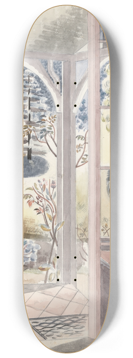 Paul Nash - The Door to a Garden 8.25 inch art skate deck