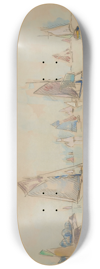 Paul Signac - La Rochelle 8.25 inch art skate deck