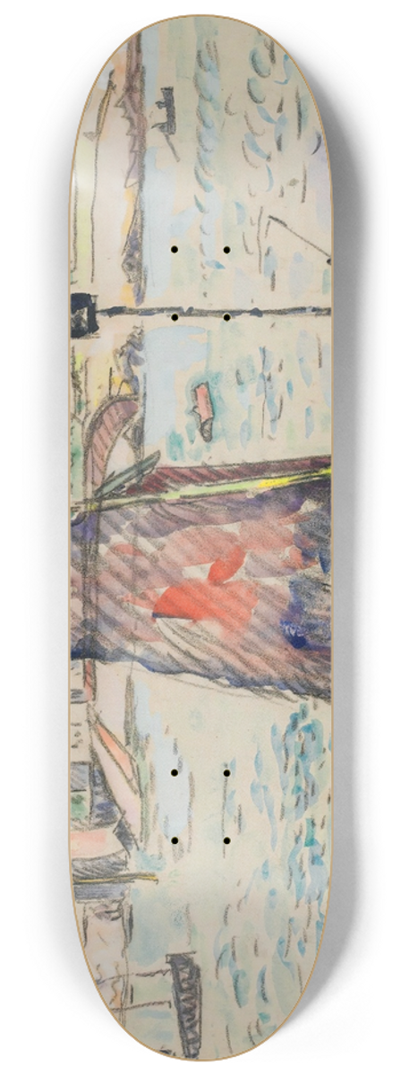 Paul Signac - Port-Louis 8.25 inch art skate deck