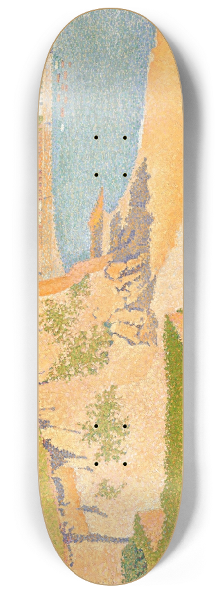 Paul Signac - Portrieux, Tertre Denis 8.25 inch art skate deck