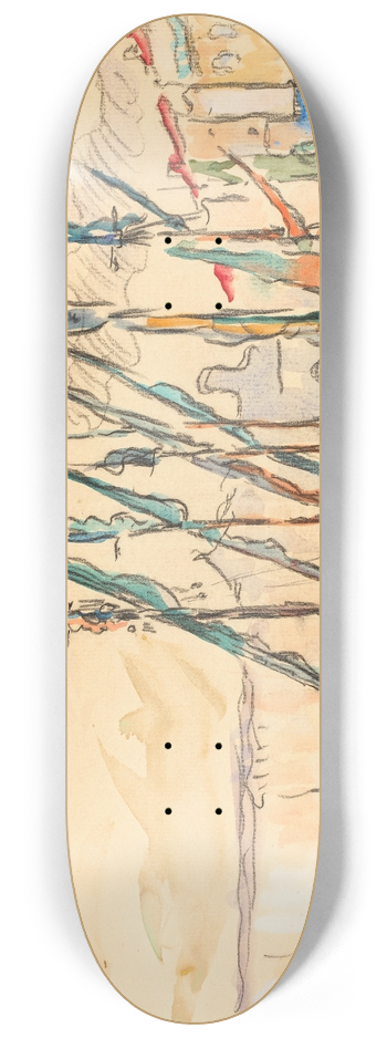 Paul Signac - St Tropez 8.25 inch art skate deck