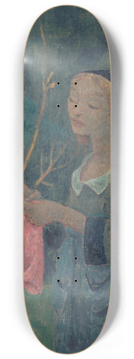 Paul Srusier - Tricoteuse au bas rose 8.25 inch art skate deck