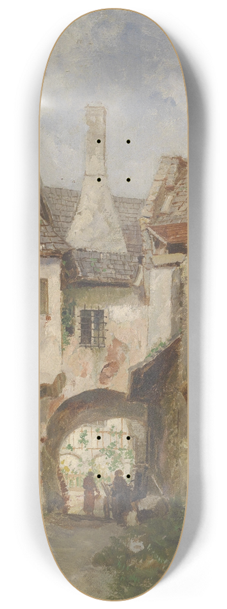 Paul Unbereit - Gasse in der Wachau 8.25 inch art skate deck