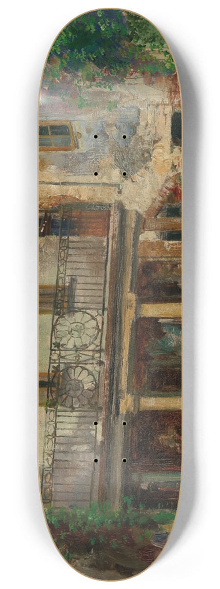 Paul Unbereit - Romantischer Innenhof in der Wachau 8.25 inch art skate deck
