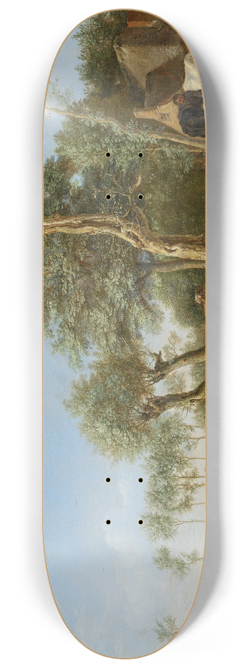 Paulus Potter - Cows Reflected in the Water 8.25 inch art skate deck