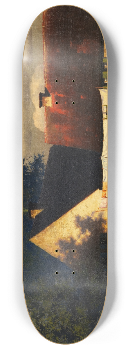 Paul Wilhelm Keller-Reutlingen - Mutter mit spielenden Kindern 8.25 inch art skate deck