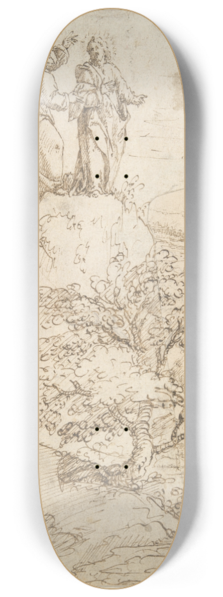 Pauwels Franck - The Temptation ofChrist 8.25 inch art skate deck