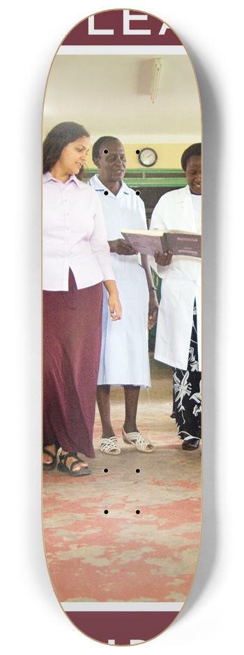 Peace Corps - World Aids Day 2007 Africa Version 8.25 inch art skate deck