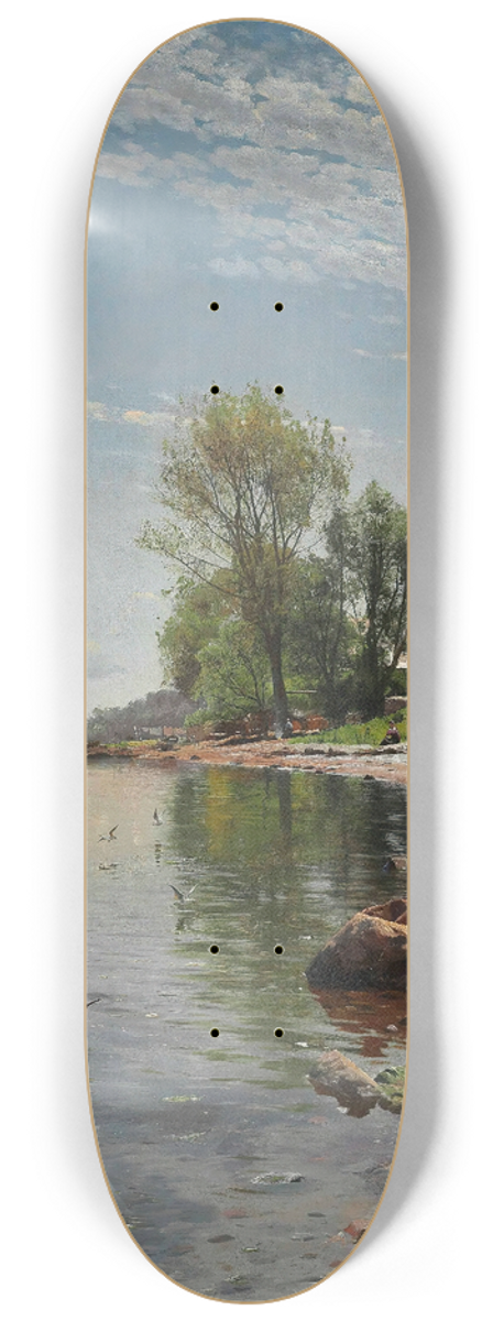 Peder Mrk Mnsted - Coastal View 8.25 inch art skate deck