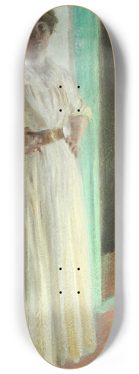 Peder Severin Kryer - Portrt af Marie Kryer 8.25 inch art skate deck