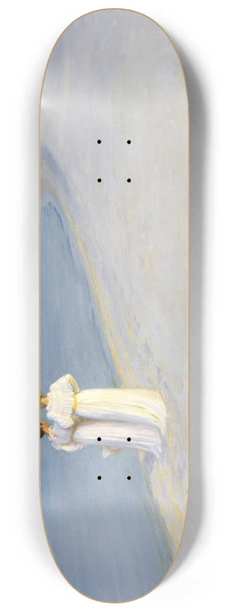 Peder Severin Kryer - Summer Evening on the Souther Beach 8.25 inch art skate deck