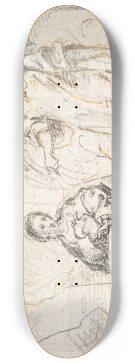 Pedro Duque y Cornejo - The Annunciation (Angel Approaching From the Right) 8.25 inch art skate deck