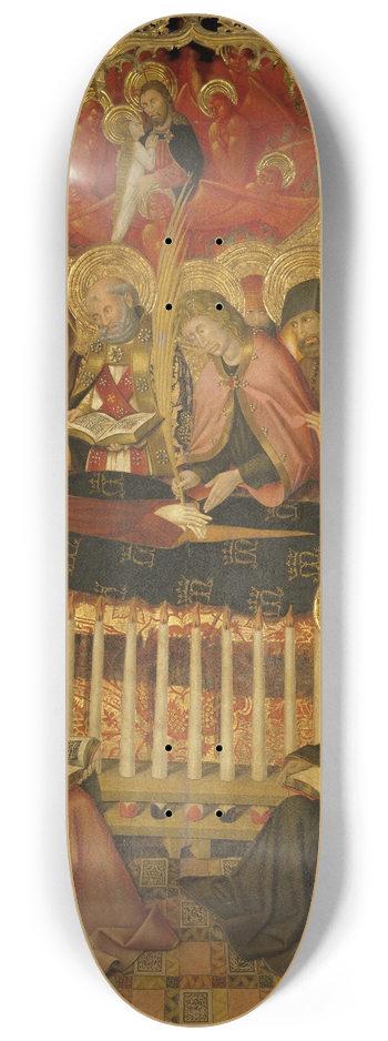 Pedro Garca de Benavarre - Dormition of the Virgin 8.25 inch art skate deck