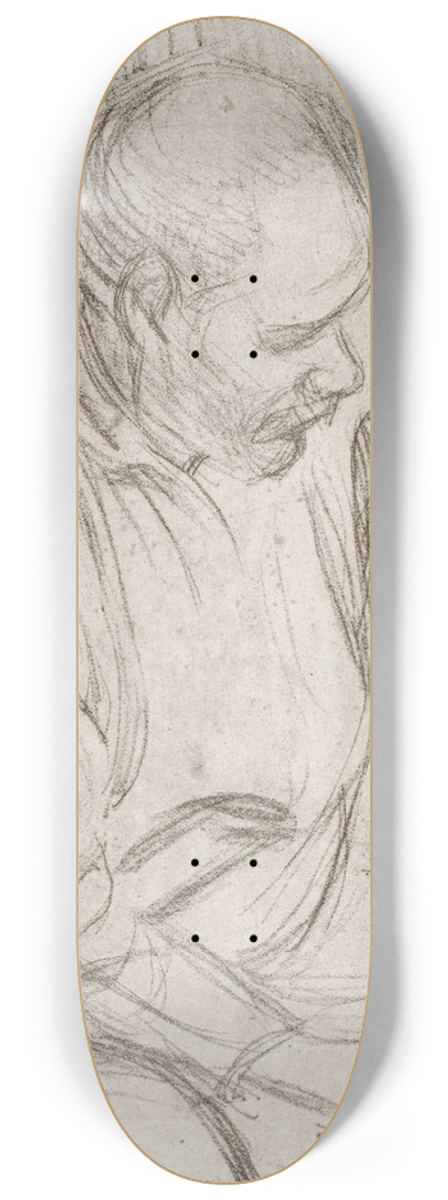 Pekka Halonen - Arttu Sitting by the Fireplace 8.25 inch art skate deck