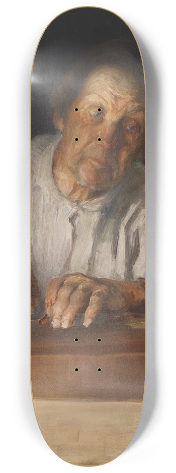 Pekka Halonen - The Kantele Player 8.25 inch art skate deck