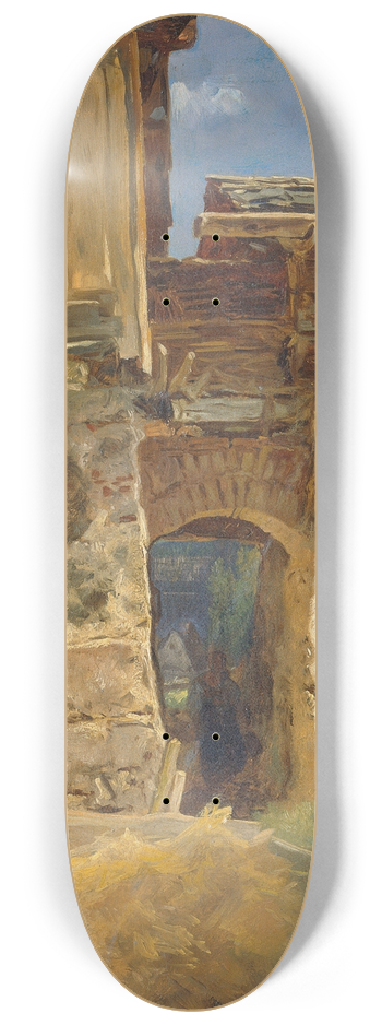 Anton Schrdl - Gsschen in Hallstatt 8.25 inch art skate deck