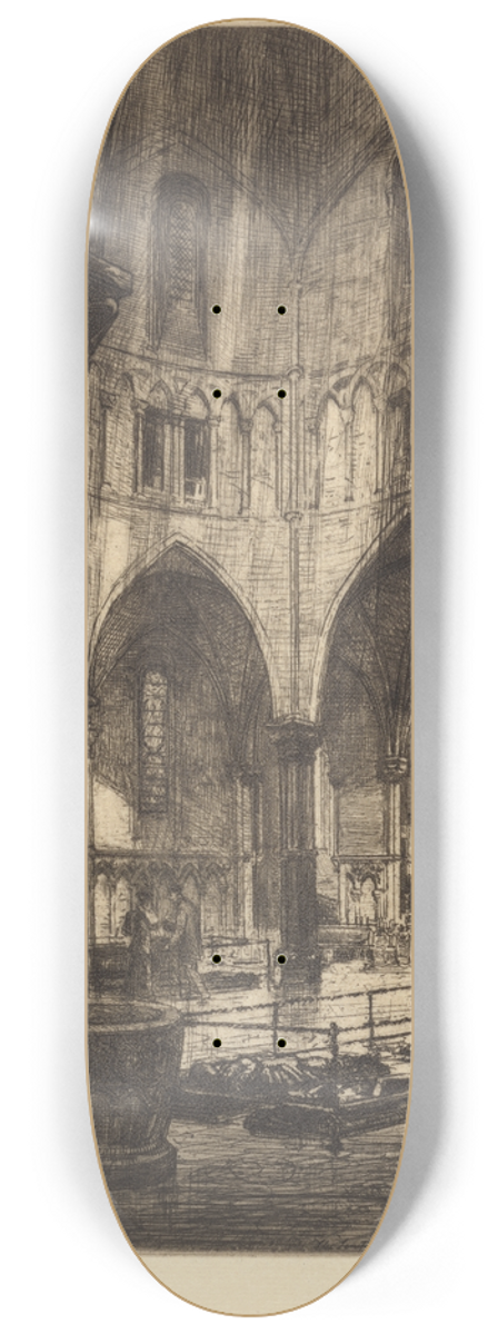 Percy Thomas - The Temple, London 8.25 inch art skate deck