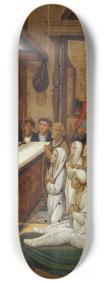 Pere Gasc - Six Resurrections before the Relics of Saint Stephen 8.25 inch art skate deck