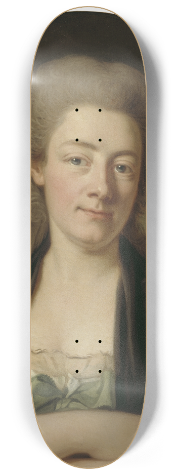 Per Krafft the Elder - The Artists Wife Maria Wilhelmina 8.25 inch art skate deck