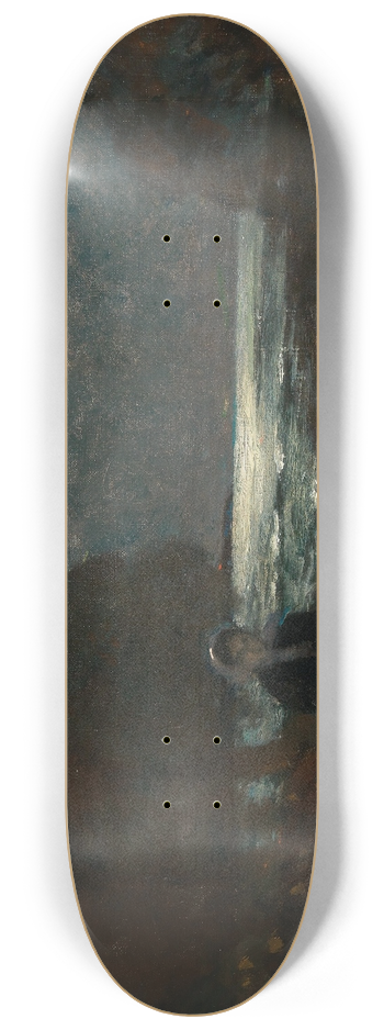 Peter Alexandrovitch Nilouss - Evening on a Lake 8.25 inch art skate deck