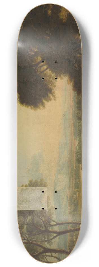 Peter Birmann - Italian Landscape 8.25 inch art skate deck