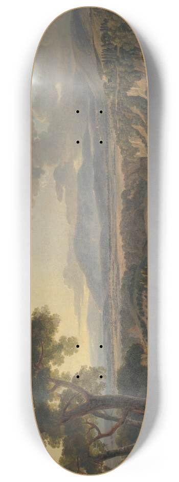 Peter Birmann - Italian Landscape with Shepherds 8.25 inch art skate deck
