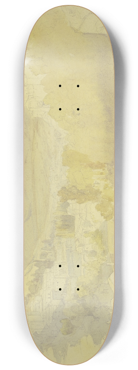 Peter Burnitz - Landscape near Segovia 8.25 inch art skate deck