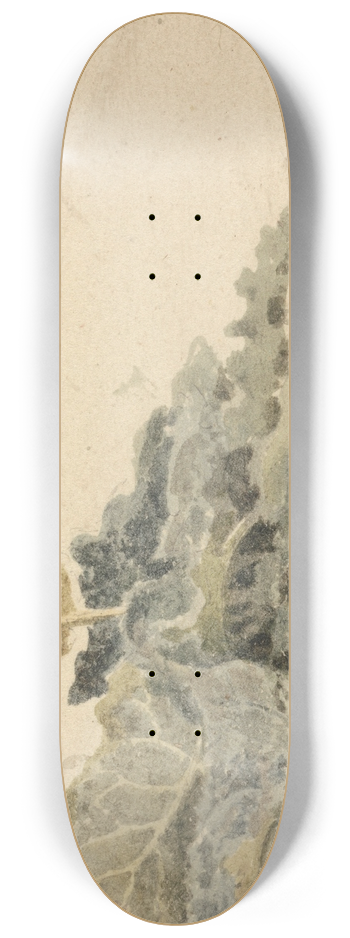 Peter DeWint - Study of Burdocks 8.25 inch art skate deck