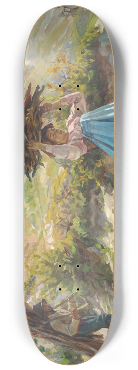Peter Hansen - Italienske brndesamlere 8.25 inch art skate deck