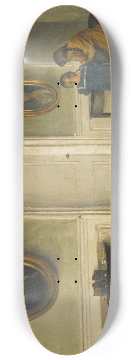 Peter Ilsted - The Artists Daughters In An Interior 8.25 inch art skate deck