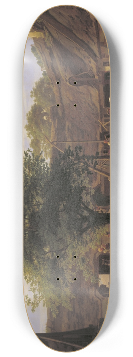 Peter Julius Larsen - Billede af livet i en sjllandsk bondegrd ved middagstid 8.25 inch art skate deck