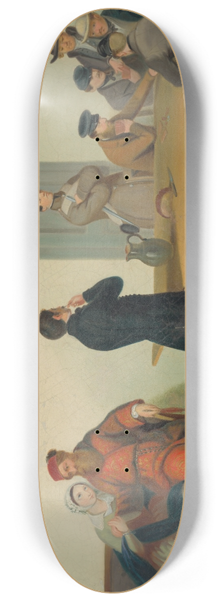 Peter Michal Boh - Orava Zemans in Prison 8.25 inch art skate deck