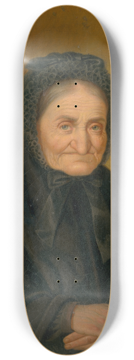 Peter Michal Boh - Portrait of an Old Woman 8.25 inch art skate deck
