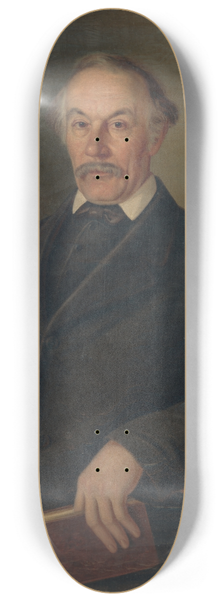 Peter Michal Boh - Portrait of J. Vavrean 8.25 inch art skate deck